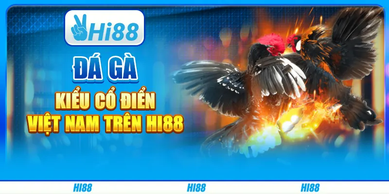 Đá Gà Kiểu Cổ Điển Việt Nam Trên Nền Tảng Cá Cược Hi88