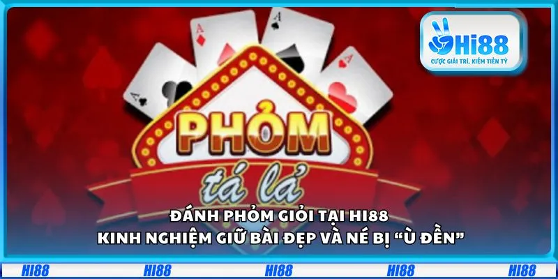 Đánh Phỏm giỏi tại Hi88: Kinh nghiệm giữ bài đẹp và né bị "ù đền"